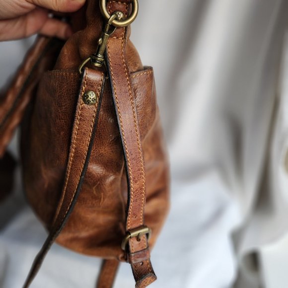Patricia Nash Leather Brown Crossbody Bag /Handbag - Picture 7 of 16